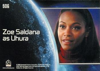 2009 Rittenhouse Star Trek Movie Cards - Stars #S06 Uhura Back