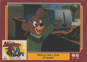 1993 Dynamic Marketing Disney Adventures #65 Molly will pop up soon Front