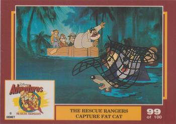 1993 Dynamic Marketing Disney Adventures #99 The Rescue Rangers capture Fat Cat Front