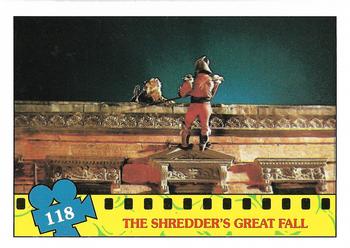 1990 Regina Teenage Mutant Ninja Turtles: The Movie #118 The Shredder’s Great Fall Front