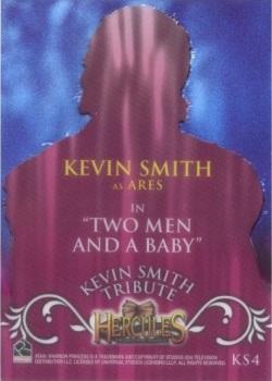 2002 Rittenhouse Xena Beauty & Brawn - Kevin Smith Tribute Cel Cards #KS4 Ares Back