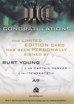 2003 Rittenhouse The Outer Limits: Sex, Cyborgs & Science Fiction - Autographs #A9 Burt Young Back