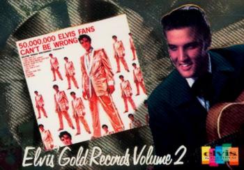 1999 Inkworks Elvis Presley Platinum - Platinum Record Smasher #R9 Elvis' Gold Records Volume 2 Front