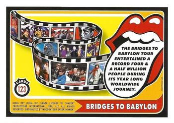 2006 RST The Rolling Stones #123 Bridges to Babylon: The Bridges to Babylon Tour... Back