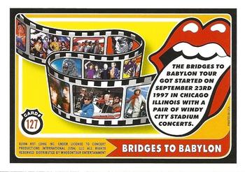 2006 RST The Rolling Stones #127 Bridges to Babylon: The Bridges to Babylon Tour... Back