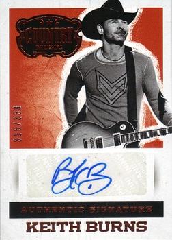 2014 Panini Country Music - Signatures #S-KB Keith Burns Front