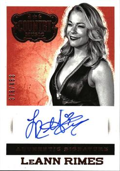 2014 Panini Country Music - Signatures #S-LR LeAnn Rimes Front