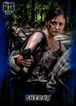 2018 Topps The Walking Dead: Hunters and the Hunted - Blue #76 Sherry Front