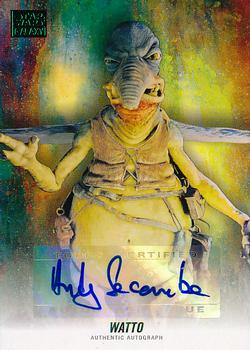 2018 Topps Star Wars Galaxy Series 8 - Autographs Green #NNO Andrew Secombe Front