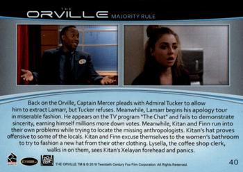 2019 Rittenhouse The Orville Season One #40 Majority Rule Back