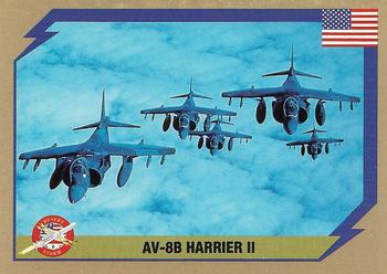 1991 America's Major Players Desert Storm Weapon Profiles #40 AV-8B Harrier II Front