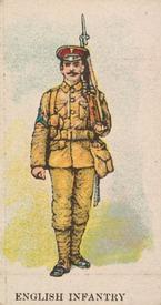 1914 Philadelphia Caramel Military Caramels (E5) #NNO English Infantry Front