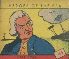 1939 W.S. Corp Heroes of the Sea (R67) #465 Capt. James Cook Front