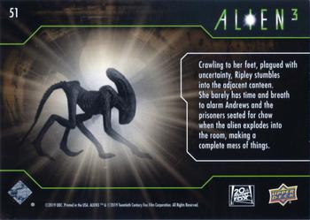 2021 Upper Deck Alien 3 #51 Mess Hall Back