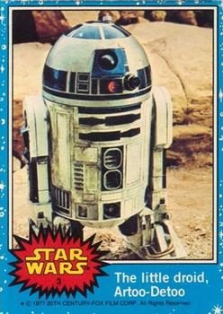 1977 Topps Star Wars (UK) #3 The Little Droid Artoo-Detoo Front