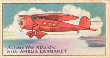 1932 Wischmann's Aeroplane Series (R5) #NNO Across the Atlantic with Amelia Earhardt Front