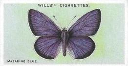 1927 Wills's British Butterflies #9 Mazarine Blue Front