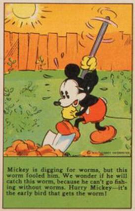 1936 The Adventures of Mickey Mouse (D52) - Asheville Baking Co. #NNO Mickey Is Digging For... Front