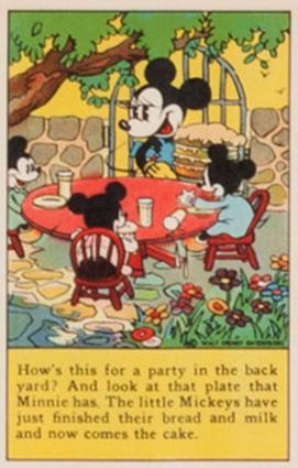 1936 The Adventures of Mickey Mouse (D52) - Bowman's Prize Winning Bread #NNO How's This For A Party? Front