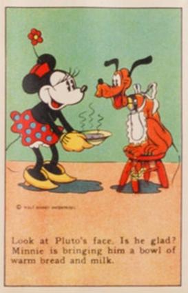 1936 The Adventures of Mickey Mouse (D52) - Butterfly Prize Winner Bread #NNO Look At Pluto's Face! Front