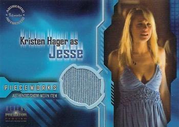 2007 Inkworks Alien vs. Predator Requiem - Pieceworks Costume Relics #PW.6 Kristen Hager Front