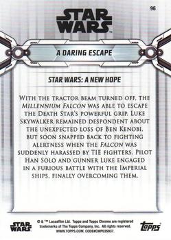 2019 Topps Chrome Star Wars Legacy #96 A Daring Escape Back