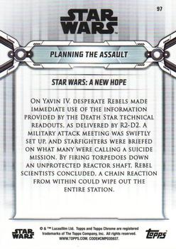 2019 Topps Chrome Star Wars Legacy #97 Planning the Assault Back