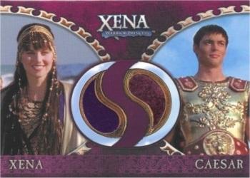 2007 Rittenhouse Xena Dangerous Liasons - Dual Costumes #DC2 Xena / Caesar Front