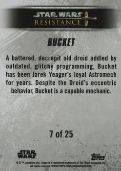 2019 Topps Star Wars: Resistance - Characters #7 Bucket Back