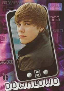 2010 Panini Justin Bieber - Downlowd #10 Somebody to Love Front