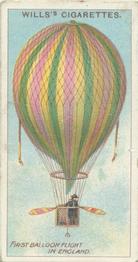 1910 Wills's Aviation #3 First Balloon Flight in England, 1784 Front