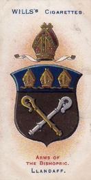 1907 Wills's Arms of the Bishopric #17 Llandaff Front