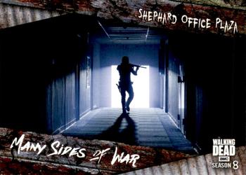 2018 Topps The Walking Dead Season 8 - Many Sides of War #MSW-6 Shephard Office Plaza Front