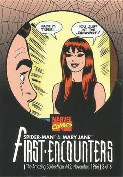 1995 Kool-Aid Bursts Spider-Man First Encounters #3 Spider-Man & Mary Jane Front