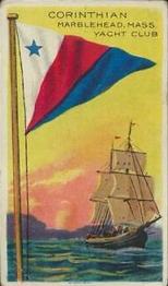 1910-11 Flags of All Nations (T59) #NNO Corinthian Marblehead Mass. Yacht Club Front
