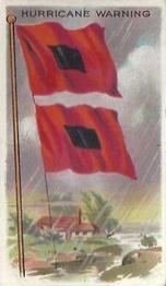 1910-11 Flags of All Nations (T59) #NNO Hurricane Warning Front