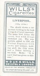 1905 Wills's Borough Arms-1st Series Descriptive #32 Liverpool Back