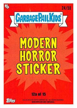 2018 Topps Garbage Pail Kids: Oh, the Horror-ible! - Fool's Gold #12a Uma Centipede Back