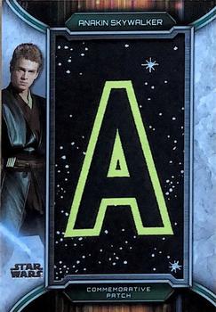2019 Topps Star Wars Skywalker Saga - Commemorative Nameplate Patch Relics #NP-A2 Anakin Skywalker Front