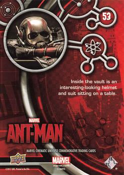 2017 Upper Deck Marvel Cinematic Universe - Red Foil #53 Ant-Man Suit Back