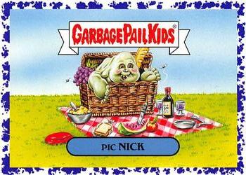 2019 Topps Garbage Pail Kids: Revenge of Oh, the Horror-ible! - Blood Splatter Purple #2b Pic Nick Front