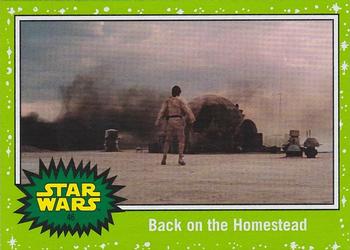 2019 Topps Star Wars Journey to Star Wars The Rise of Skywalker - Green #46 Back on the Homestead Front