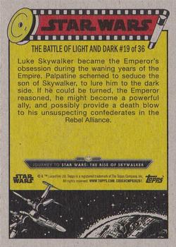 2019 Topps Star Wars Journey to Star Wars The Rise of Skywalker - Black #73 The Emperor's Ploy Back