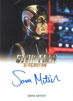 2019 Rittenhouse Star Trek: Discovery Season One - Autographs (Full Bleed Design) #NNO Sara Mitich Front