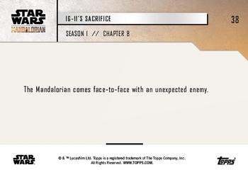 2019 Topps Now Star Wars: The Mandalorian #38 IG-11's Sacrifice Back