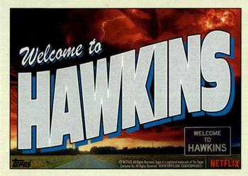 2019 Topps Stranger Things Welcome to the Upside Down - Welcome to Hawkins #HWK-3 Hawkins High School Front