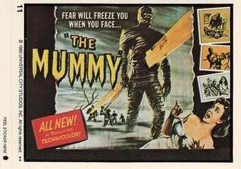 1980 Topps You'll Die Laughing Creature Feature - Stickers #11 The Mummy Front