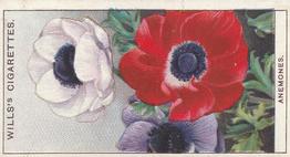 1933 Wills's Garden Flowers #2 Anemones Front