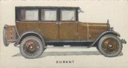 1924 Imperial Tobacco Co. of Canada (ITC) Motor Cars (C22) #8 Durant Front