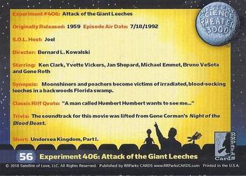 2018 RRParks Mystery Science Theater 3000 Series Two - Experiments #56 Experiment 406: Attack of the Giant Leeches Back